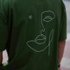Remera Face Verde
