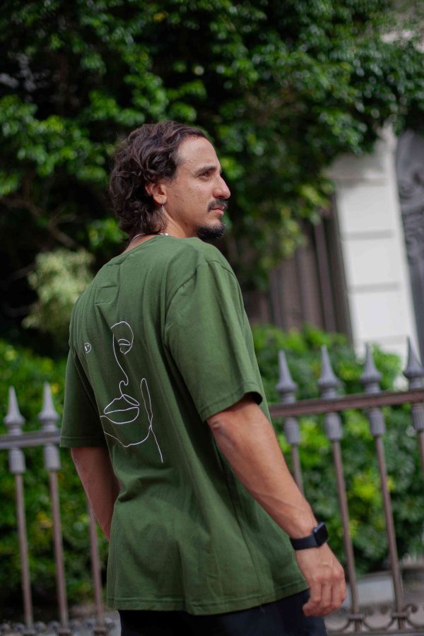 Remera Face Verde