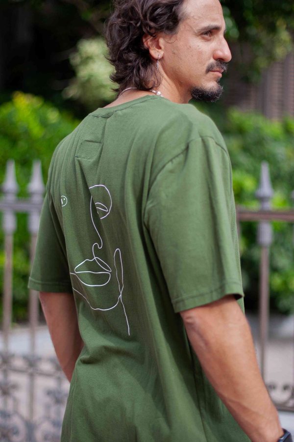 Remera Face Verde